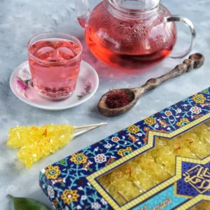 Saffron Rock Candy with Stick 400gr