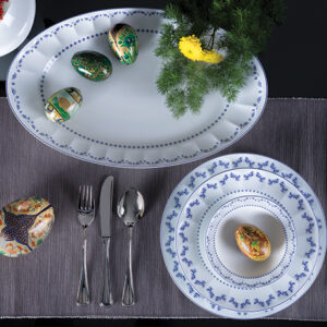 FRANCIS-Dinner Set for 6( 29 Pcs)-آرایه فرانسیس سرمه‌ای ۲۹ پارچه چینی زرین