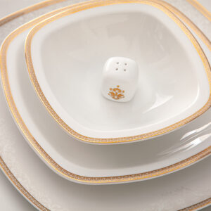 RIVA GOLD Dinner Set for 6 (27pcs)-آرایه ریوا طلایی ۲۷ پارچه